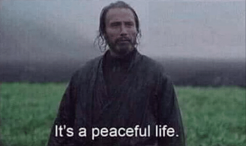 It’s a peaceful life  Meme Template