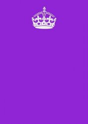 Keep Calm And Carry On Purple Meme Template