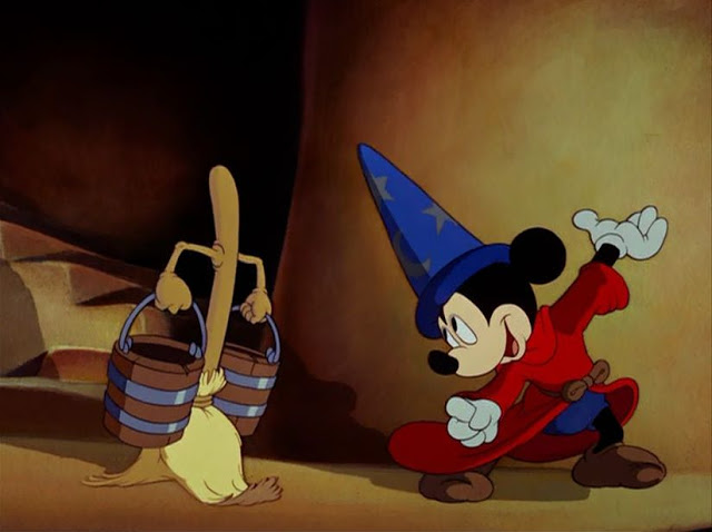 Mickey Mouse Sorcerer's Apprentice  Meme Template
