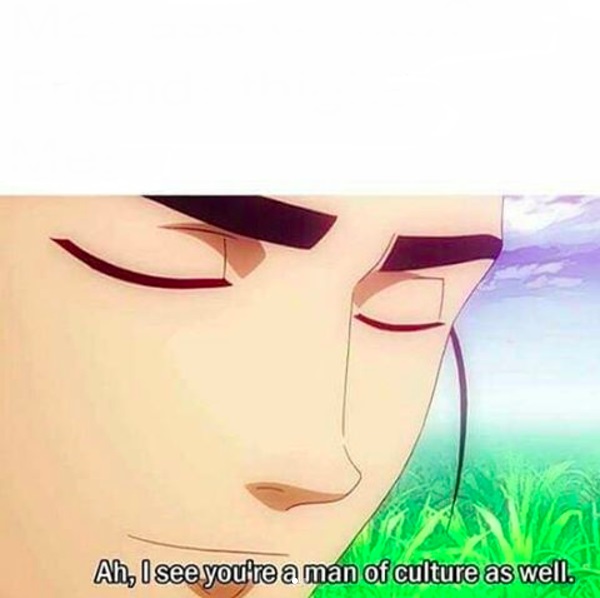 Ah,I see you are a man of culture as well  Meme Template
