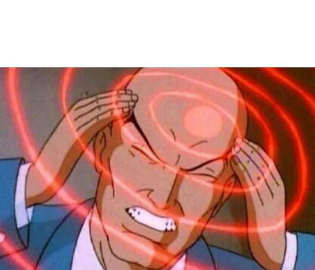 Anime guy brain waves  Meme Template