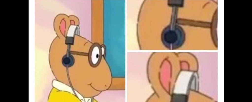 Arthur head phones  Meme Template