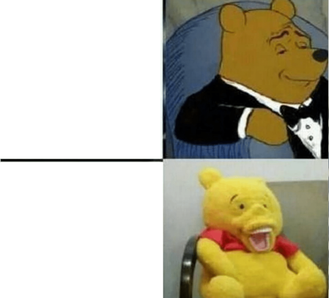 Winnie the pooh rich to poor  Meme Template