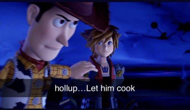 hollup let him cook  Meme Template