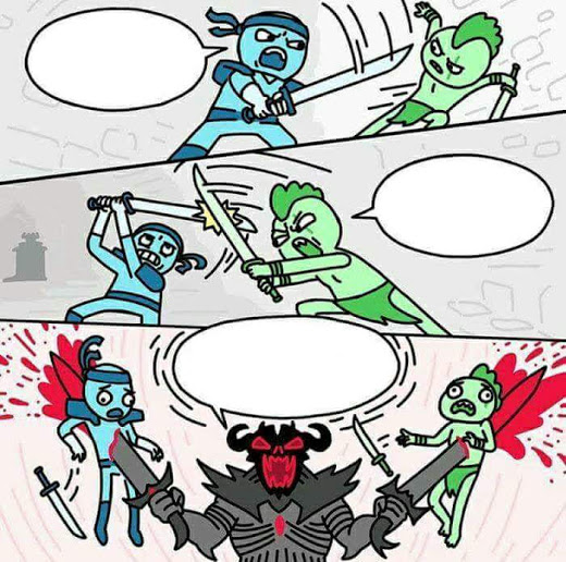 Sword fight  Meme Template
