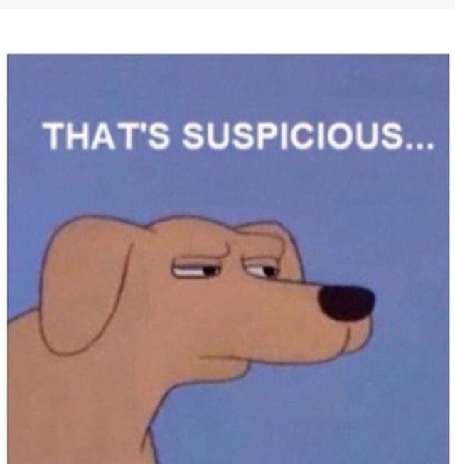 That's suspicious  Meme Template