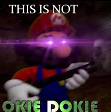 This is not okie dokie  Meme Template