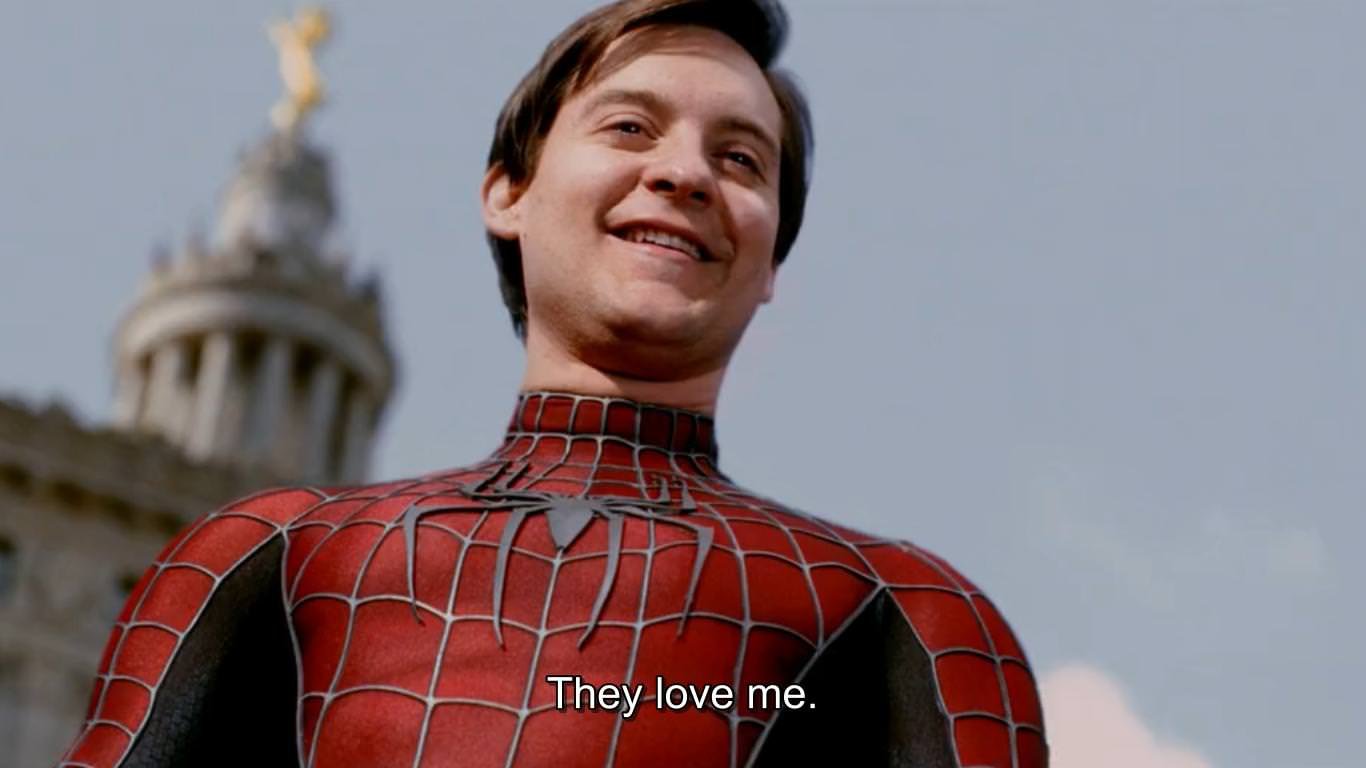 They Love Me  Meme Template