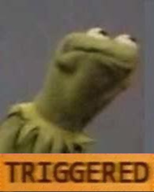 Kermit Triggered  Meme Template