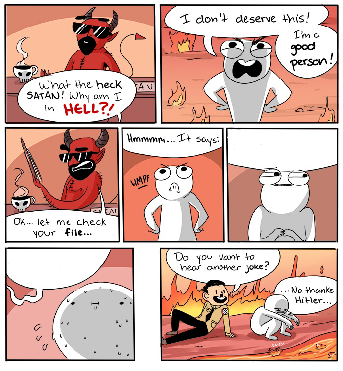 Why Am I in hell  Meme Template