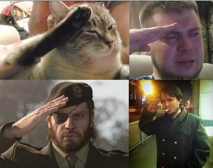 Ozon's Salute  Meme Template
