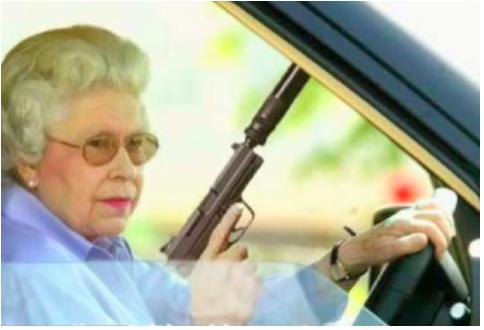 grandma gun weeb killer  Meme Template
