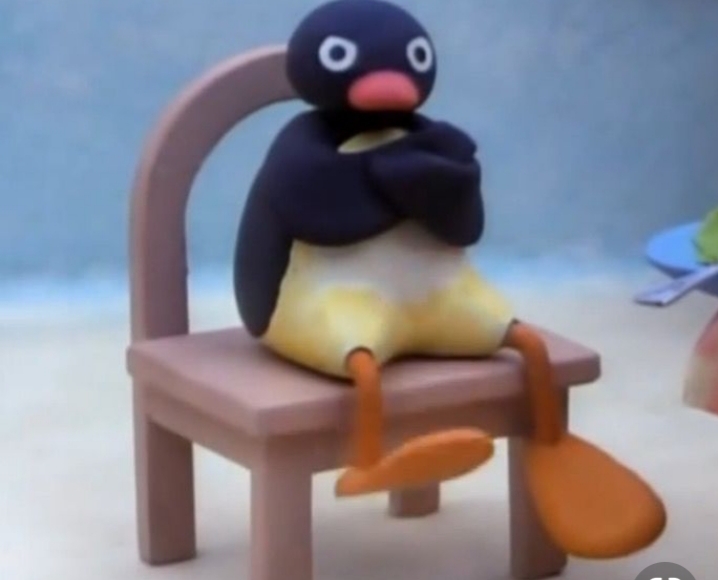 Angry pingu  Meme Template