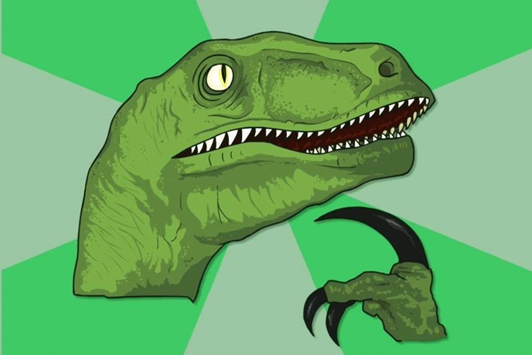 new philosoraptor  Meme Template