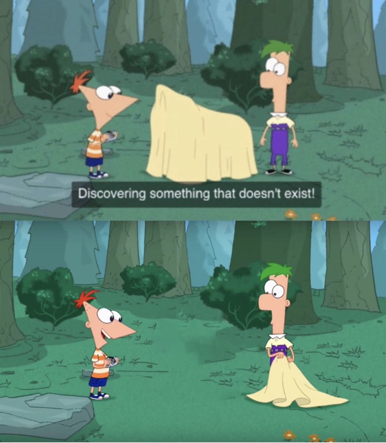Discovering Something That Doesn’t Exist  Meme Template