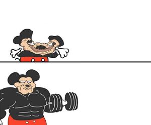 Buff Mokey  Meme Template