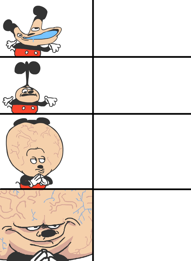 mega big brain mokey  Meme Template