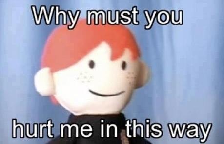 why must you hurt me this way  Meme Template