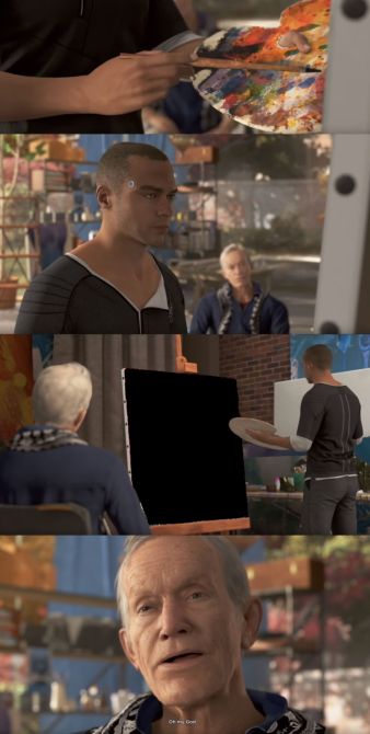 Carl Markus Painting Oh My Gawd  Meme Template