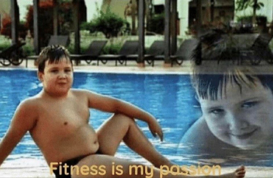 Fitness is my passion  Meme Template