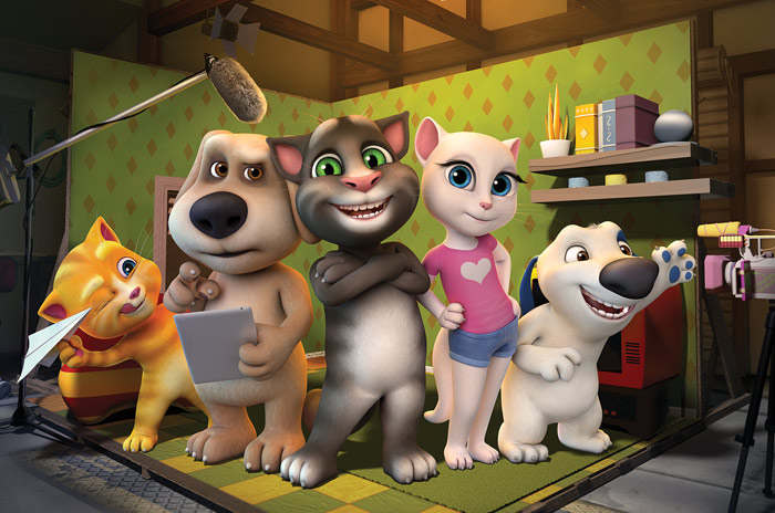 Talking tom banner  Meme Template
