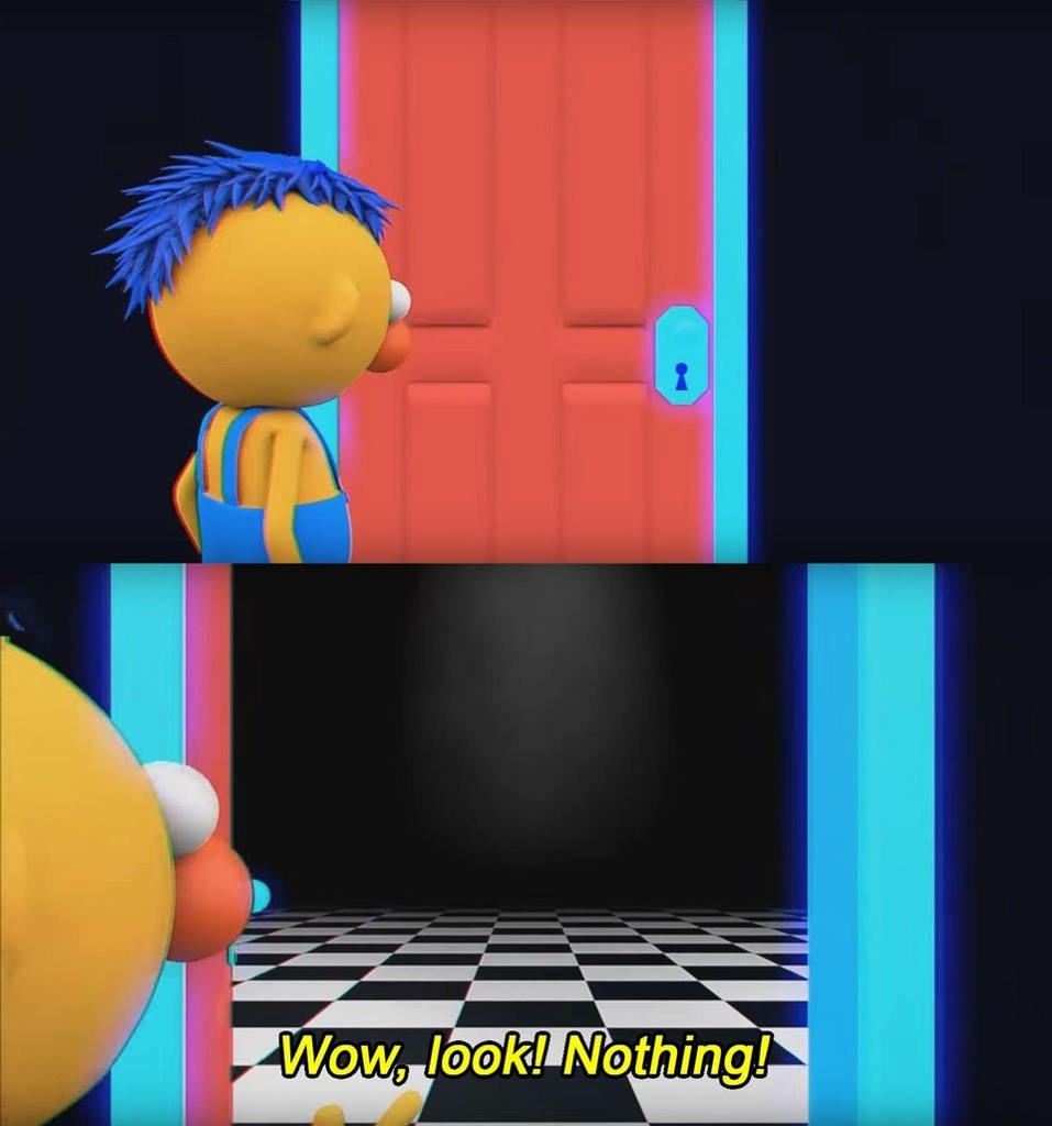 Wow look nothing!  Meme Template