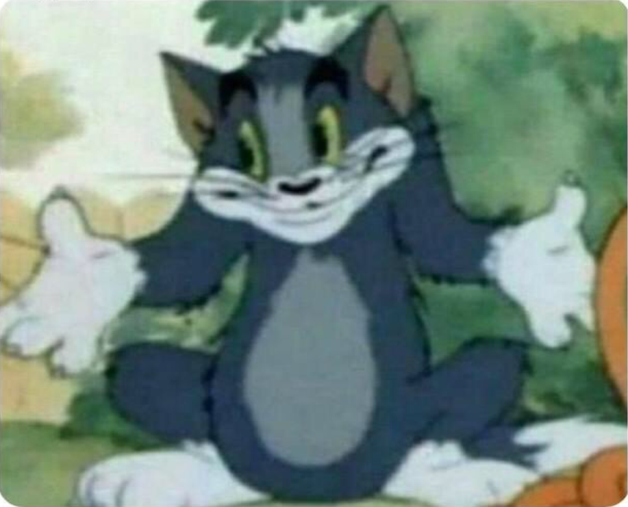 Tom Shrugging  Meme Template