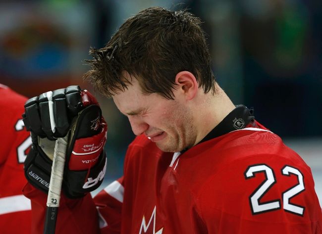 sad hockey player  Meme Template