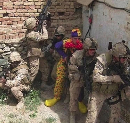 clown military unit  Meme Template