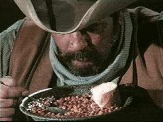 Cowboy Eating Beans  Meme Template