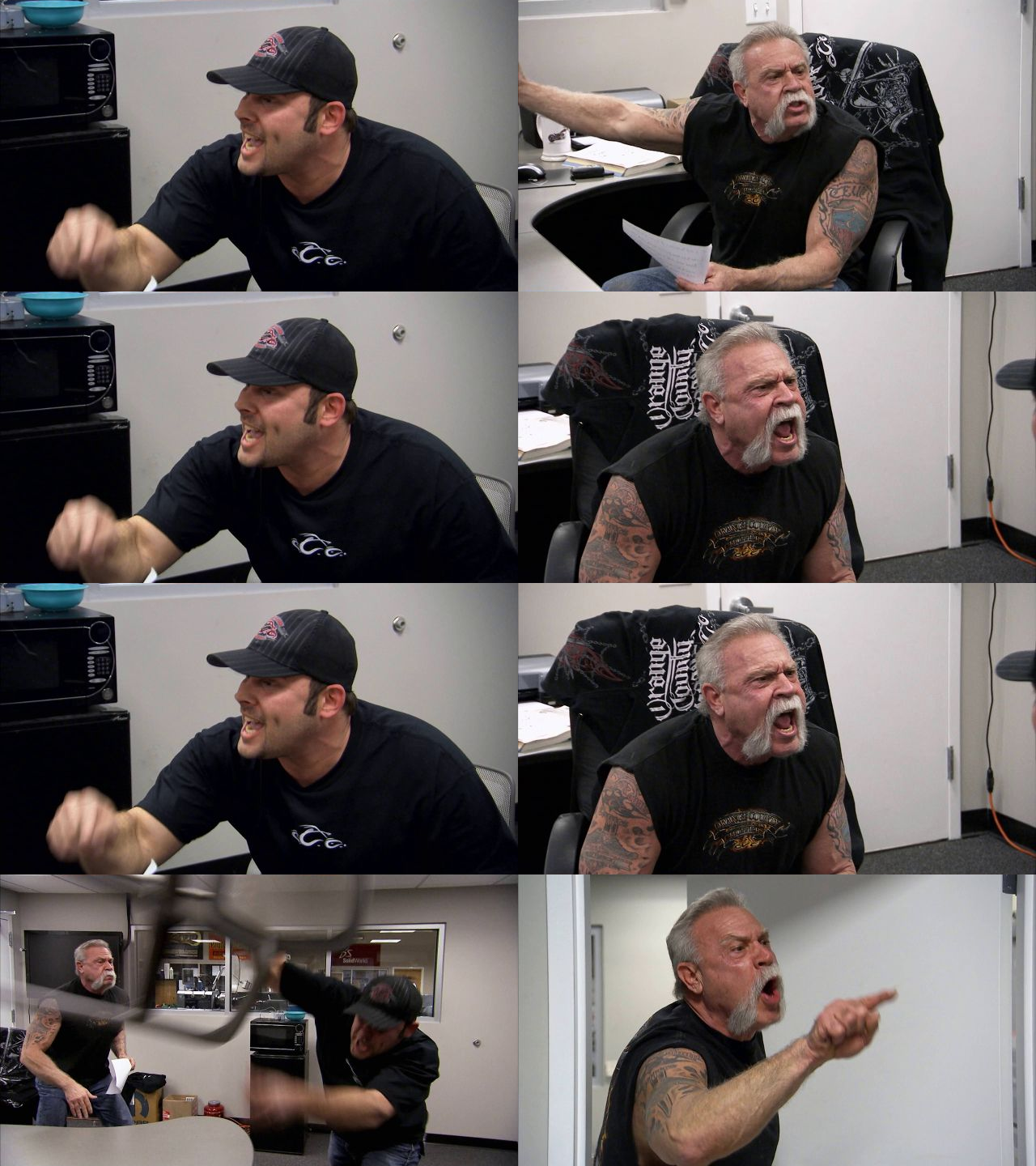American Chopper Extended  Meme Template