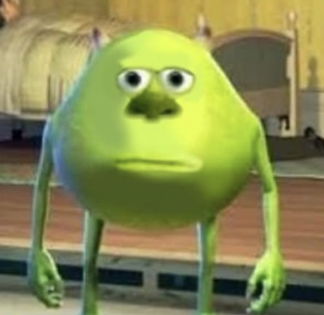 Mike Wazowski Face Swap  Meme Template