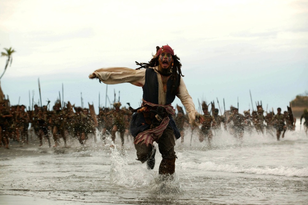 captain jack sparrow running  Meme Template