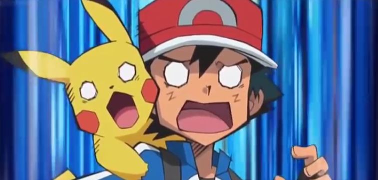 Suprised Ash and Pikachu  Meme Template