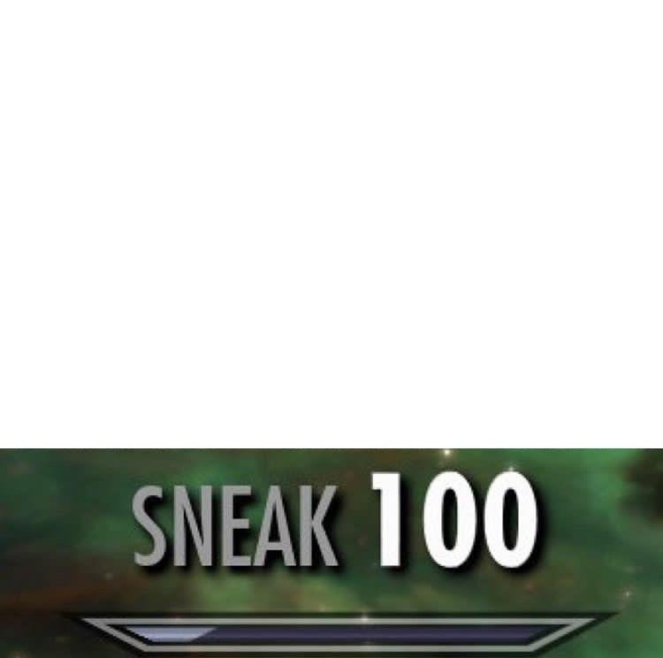Sneak 100  Meme Template
