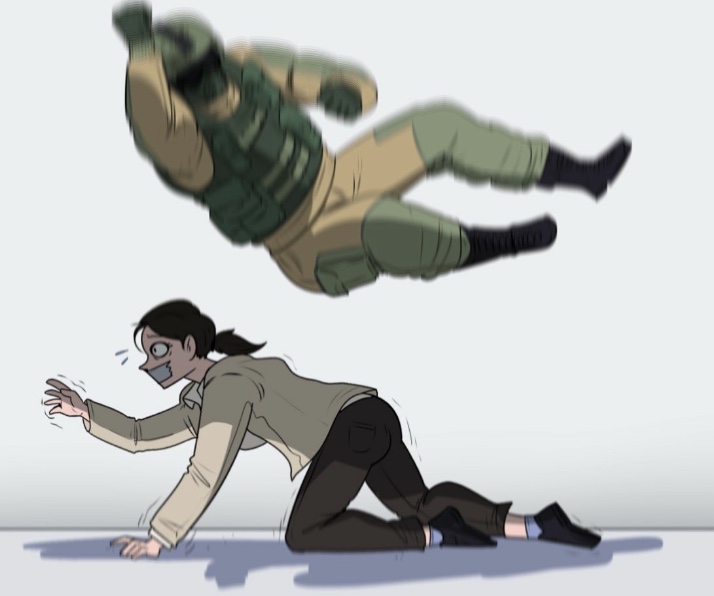 Guy falling on another person  Meme Template