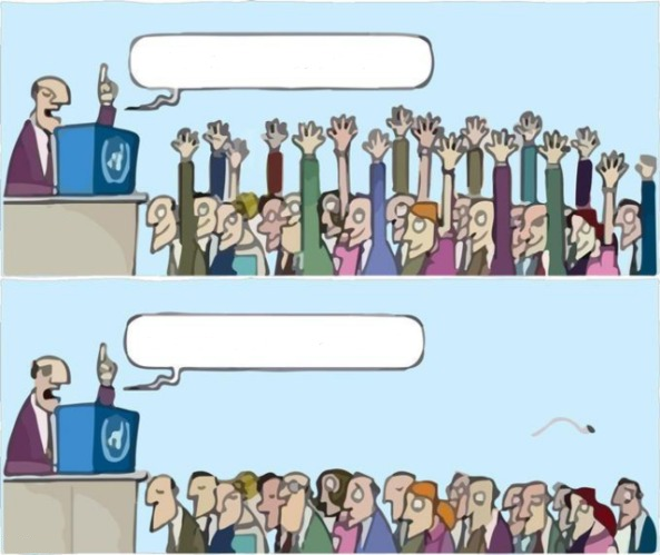 People Raising Hands  Meme Template